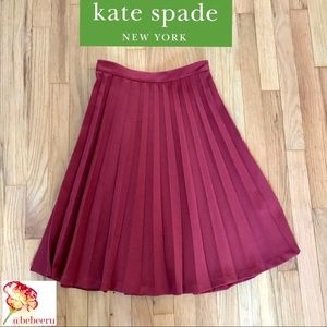 NWT - KATE SPADE Sonny Skirt - Size 4 - Russet